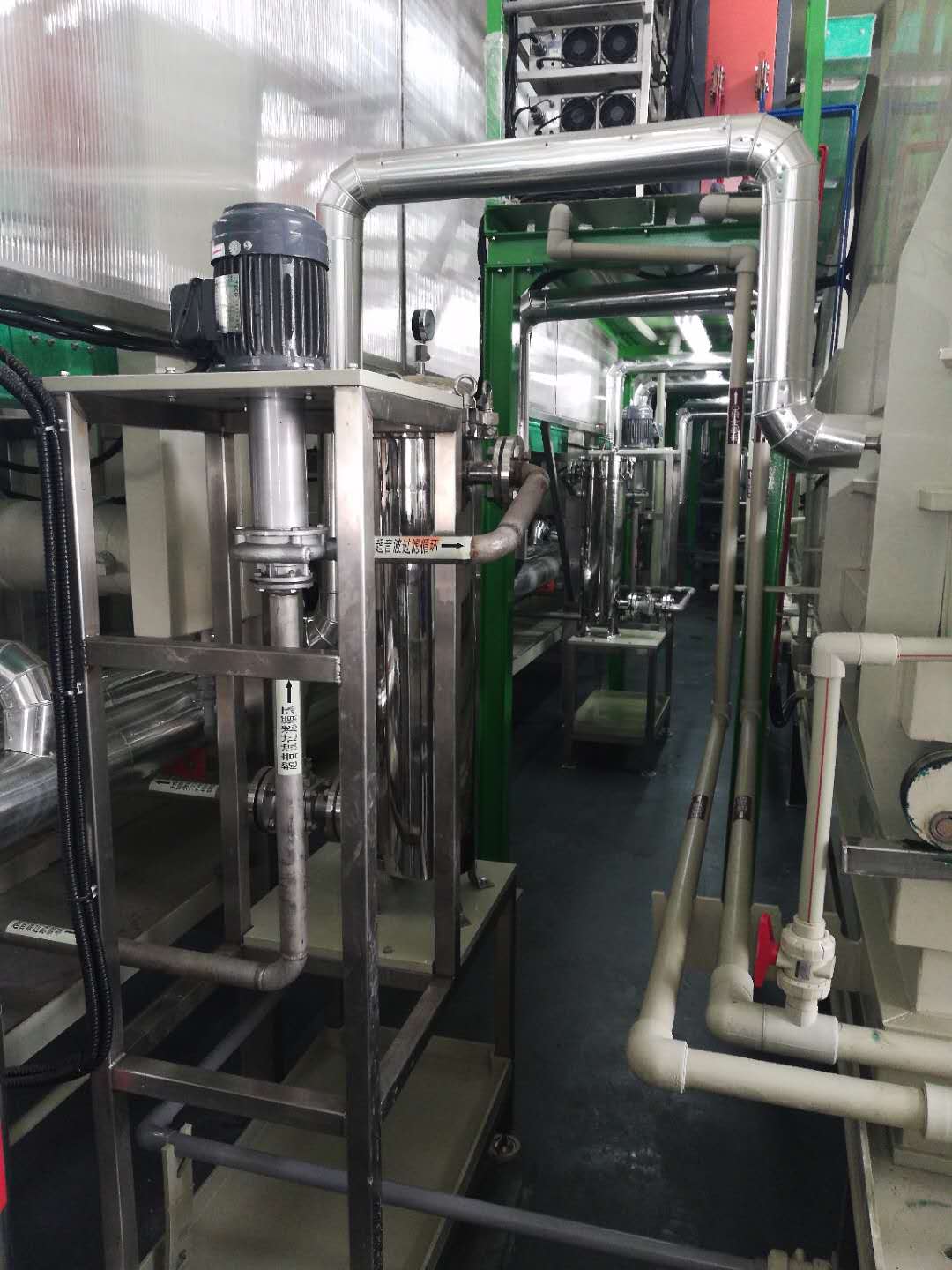 不锈钢立式泵用于超声波清洗过滤循环