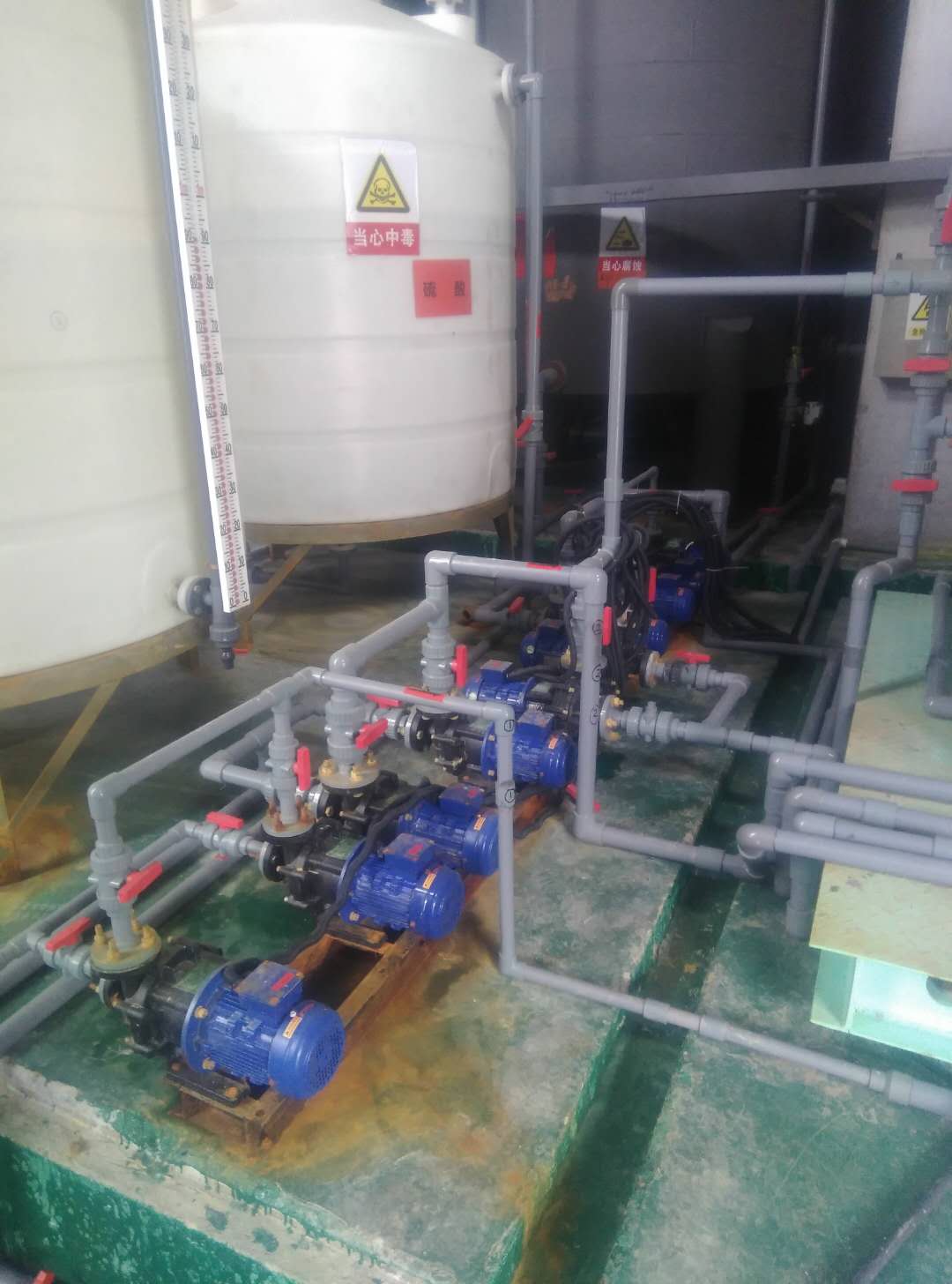 耐酸碱磁力泵用于电子厂做污水处理