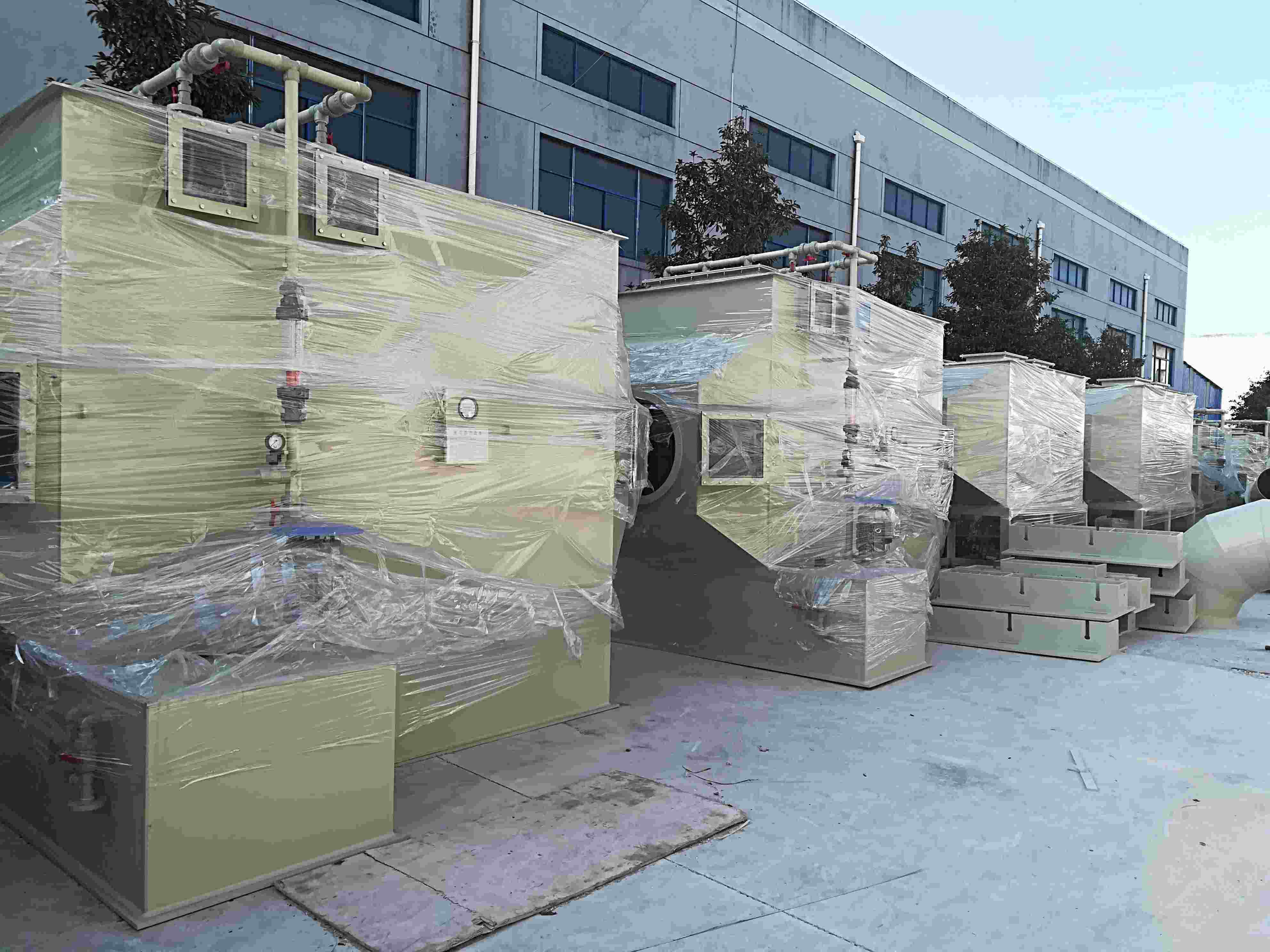 耐酸碱立式泵用于废气处理工艺